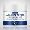 60% Urea Foot Cream for Cracked Heels & Dry Skin - Intensive Moisturizing Treatment, Callus Remover, Diabetic Foot Care.