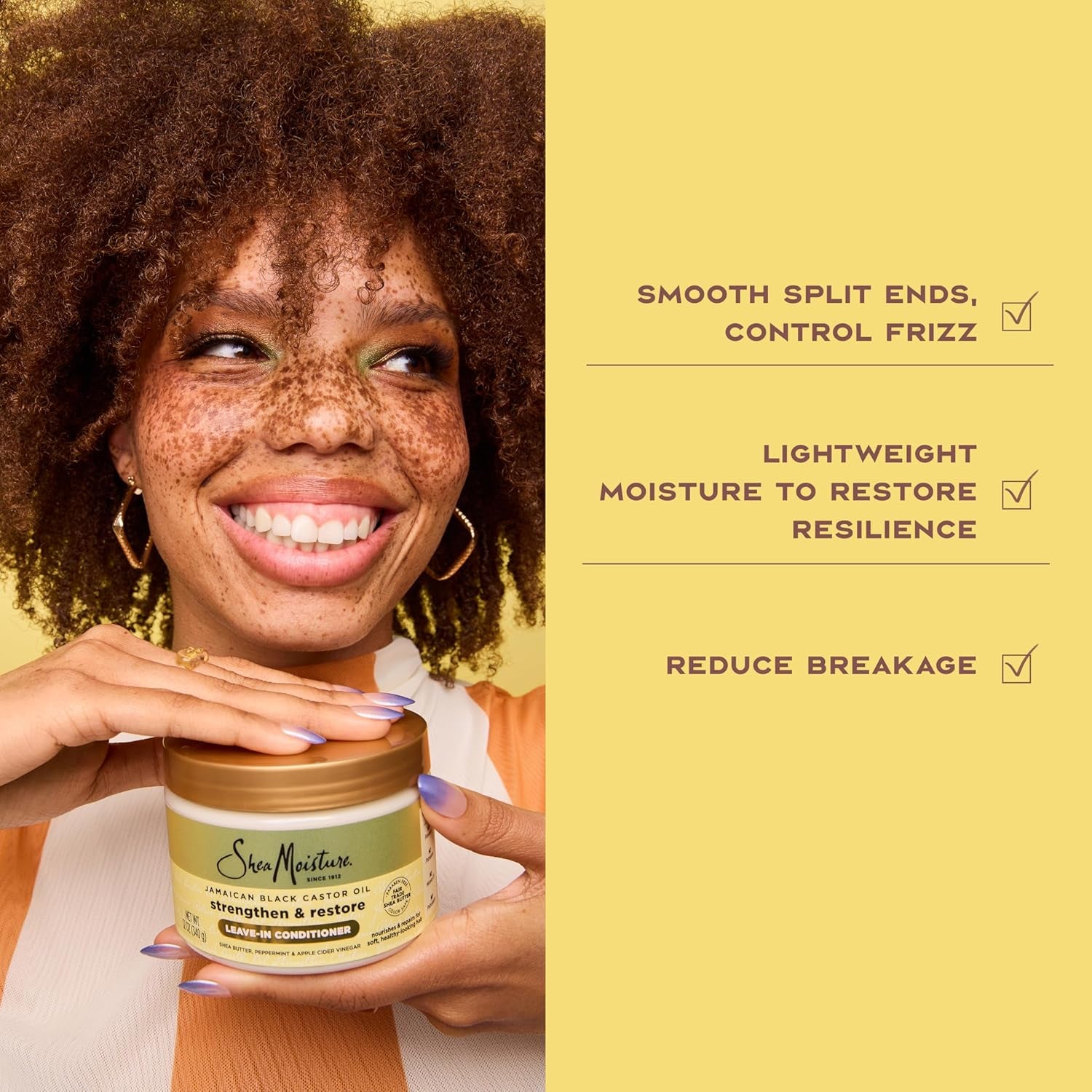 Jamaican Black Castor Oil Strengthen & Restore Leave-In Conditioner, 11 Ounce