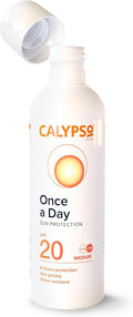 Once a Day Sun Protection Lotion SPF20 | 8 Hours Sun Protection | Non Greasy | Superior 4 Start UVA Rating - 200 Ml CALC20L