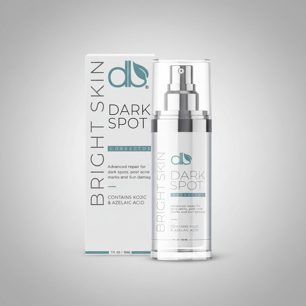 Bright Skin Dark Spot Corrector for Face & Body – 30Ml | Reduces Discoloration from Acne, Sun Damage, Ingrown Hairs & More | Unisex Formula for Men & Women