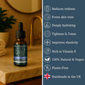 - Frankincense and Bergamot Facial Serum - 100% Natural Handmade, Vegan, Moisturising for Both Men & Women, Cruelty Free, anti Ageing, Wrinkle and Line Reducing Ingredients. 20Ml