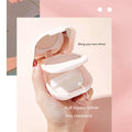 Setting Powder Oil Control Makeup Setting Brightening Skin Tone Setting Powder with Mirror Compact Portable Makeup Powder