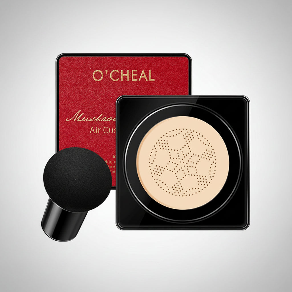 OCHEAL Mushroom Head BB Cream Foundation Cream for Face Makeup Concealer Cushion for Face Base Cream Makeup Cushion Compact