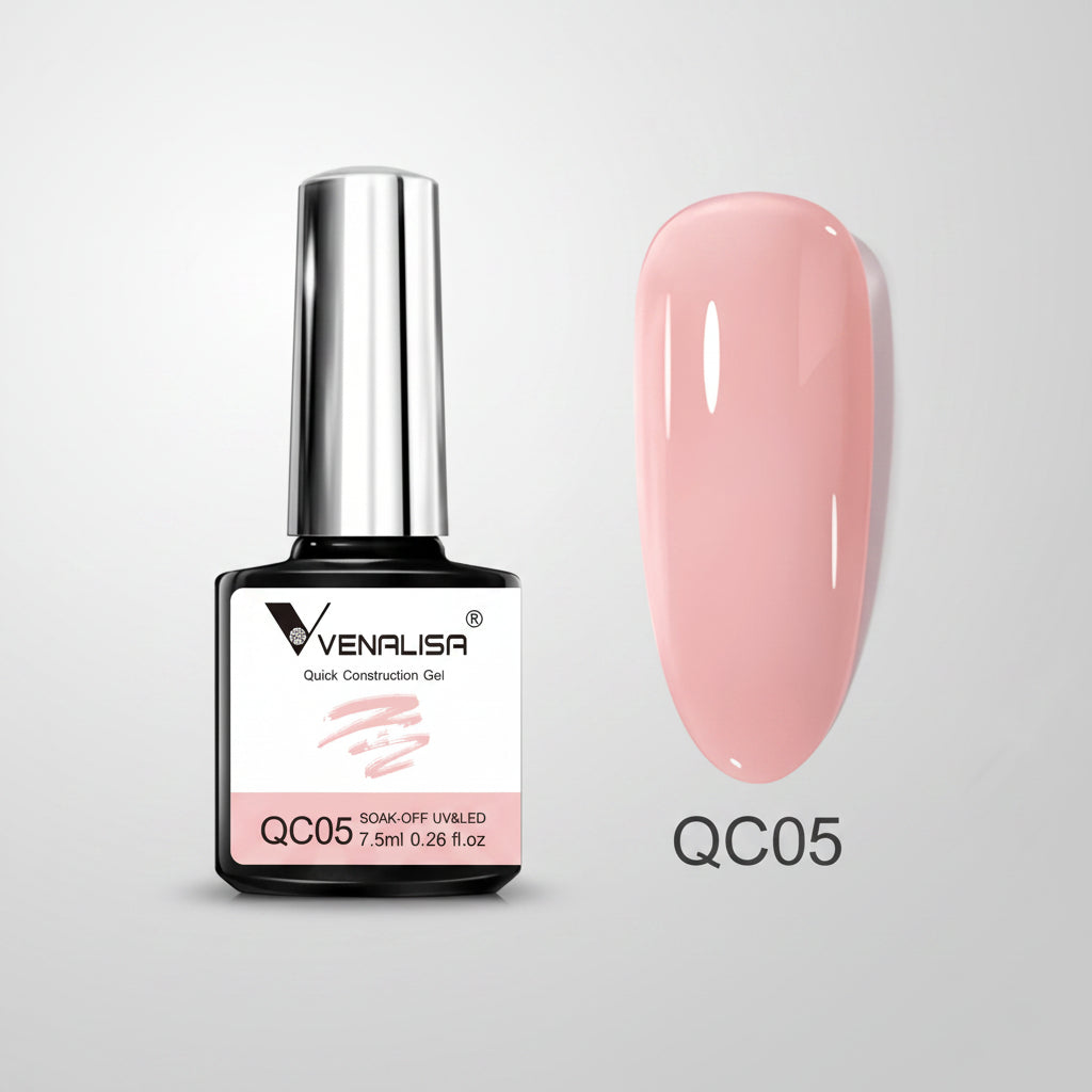 7.5Ml Quick Construction Gel Jelly Milky White Semi Transparent Nail Polish Soak off UV LED Nude Pink Builder Nail Gel
