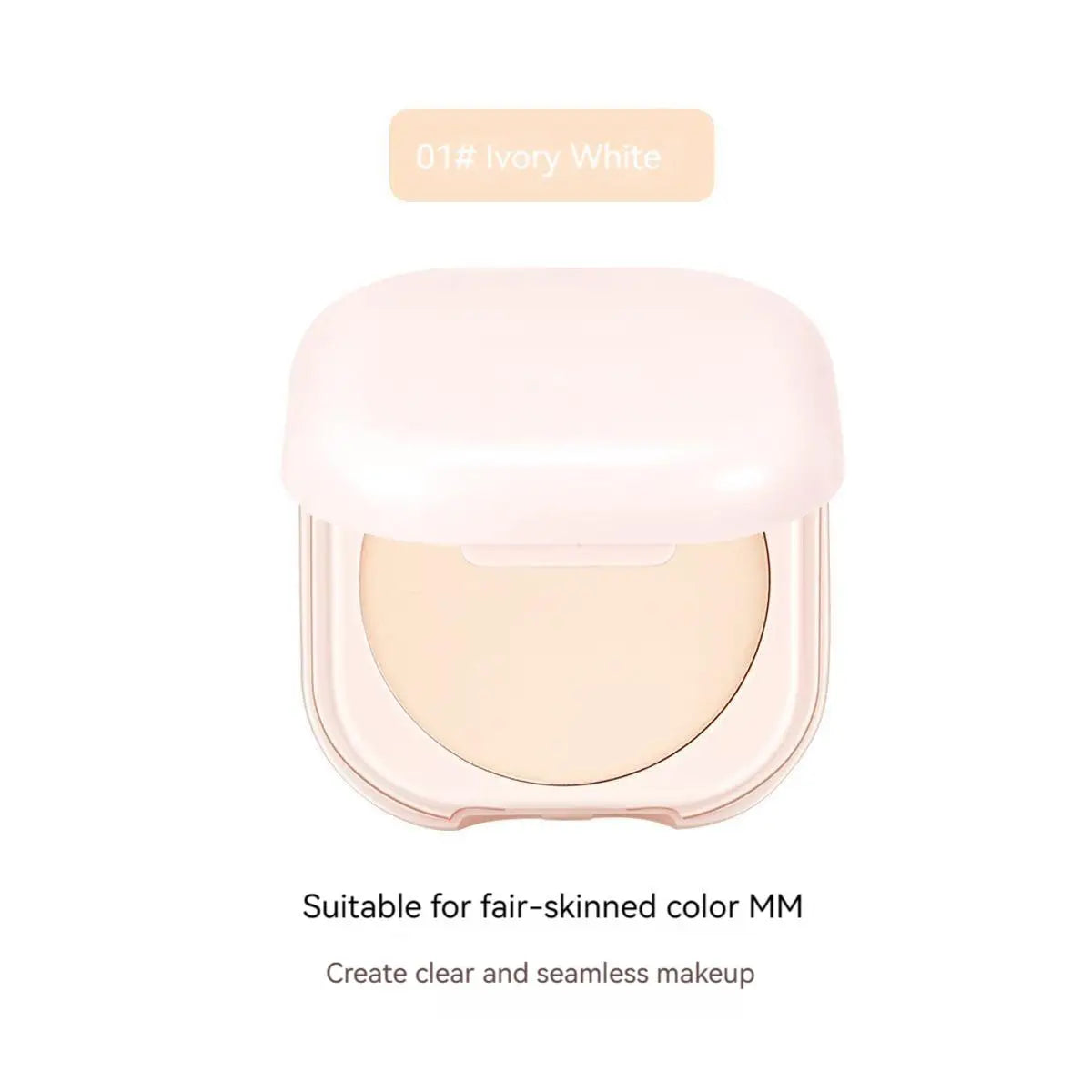 Setting Powder Oil Control Makeup Setting Brightening Skin Tone Setting Powder with Mirror Compact Portable Makeup Powder