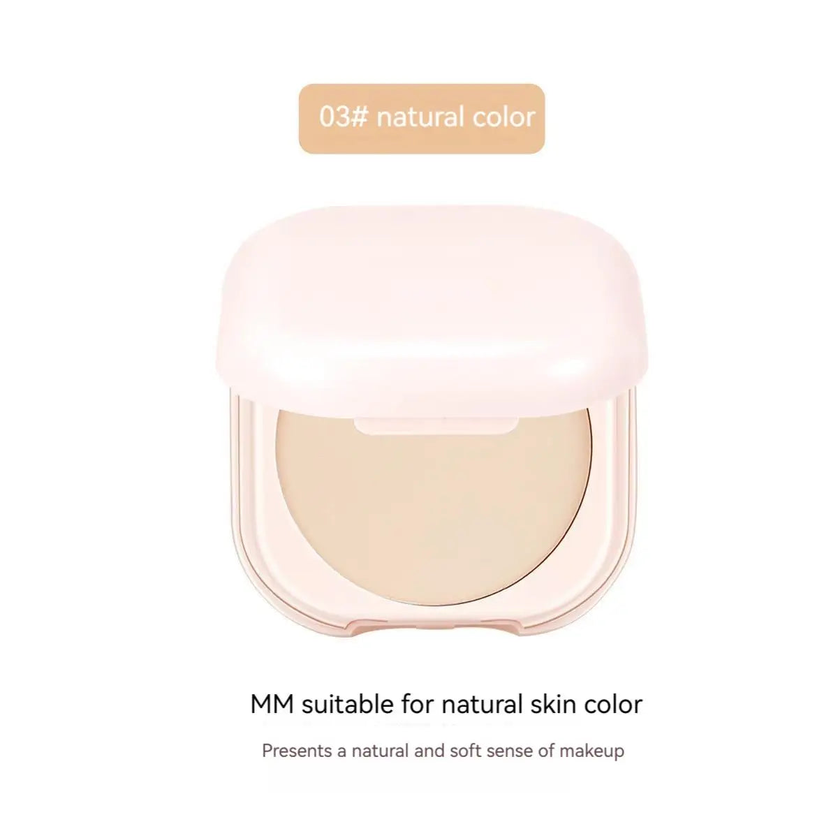 Setting Powder Oil Control Makeup Setting Brightening Skin Tone Setting Powder with Mirror Compact Portable Makeup Powder