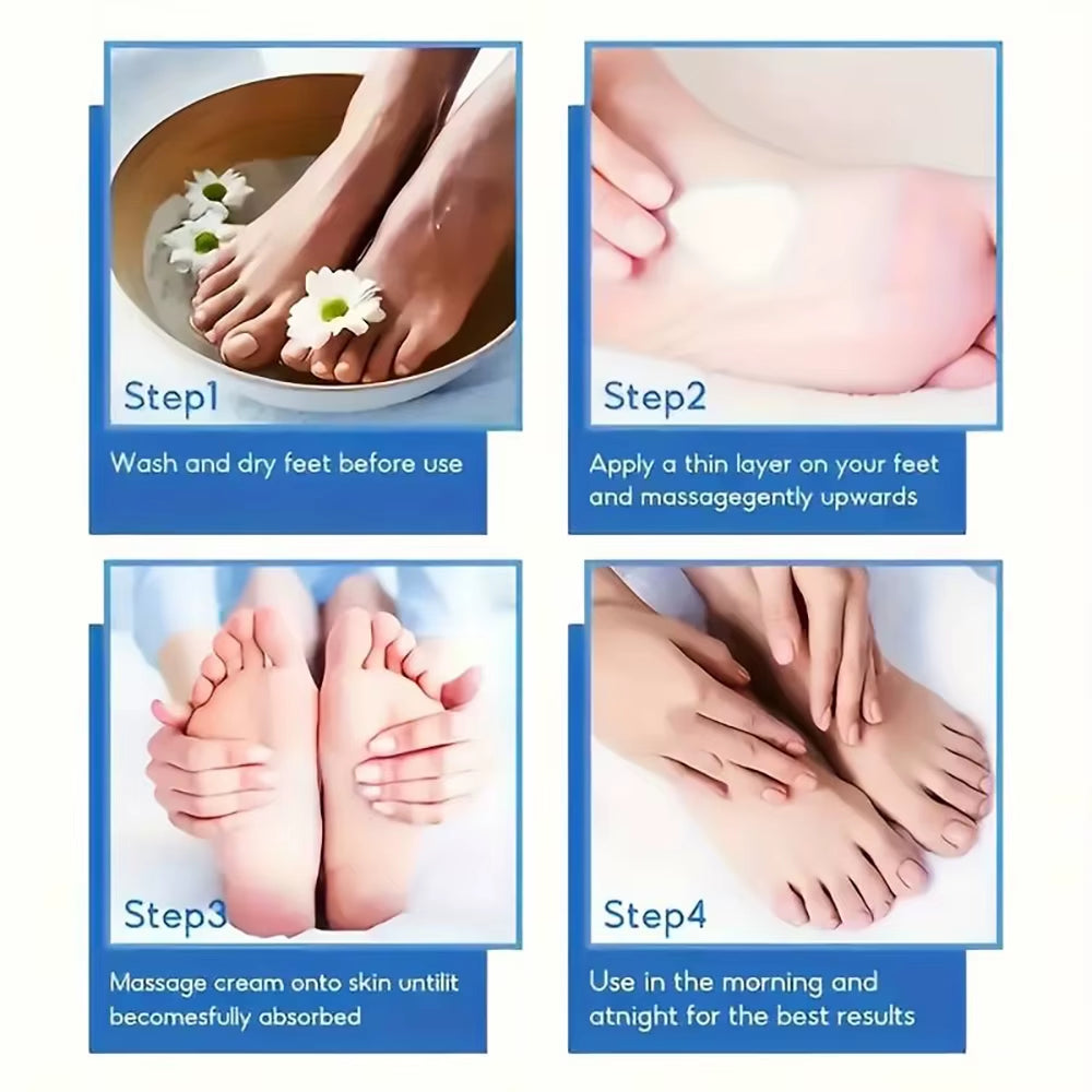 60% Urea Foot Cream for Cracked Heels & Dry Skin - Intensive Moisturizing Treatment, Callus Remover, Diabetic Foot Care.